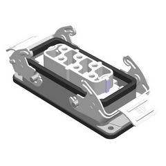 403100S Розетка нижний ввод 6 выводов 35А